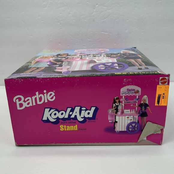 Barbie Kool Aid Soft Drink Stand Playset Mattel 1997 Item No 17397 NRFB NIB - Picture 6 of 12